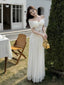 Black/White Off Shoulder Tie Waist A-Line Maxi Dress