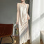 Satin V-Neck Cami Maxi Dress