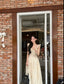 Ivory Ruffle Neck Embroidered Tiered Maxi Dress