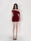 Sultry Asymmetric Draped One Shoulder Bodycon Dress