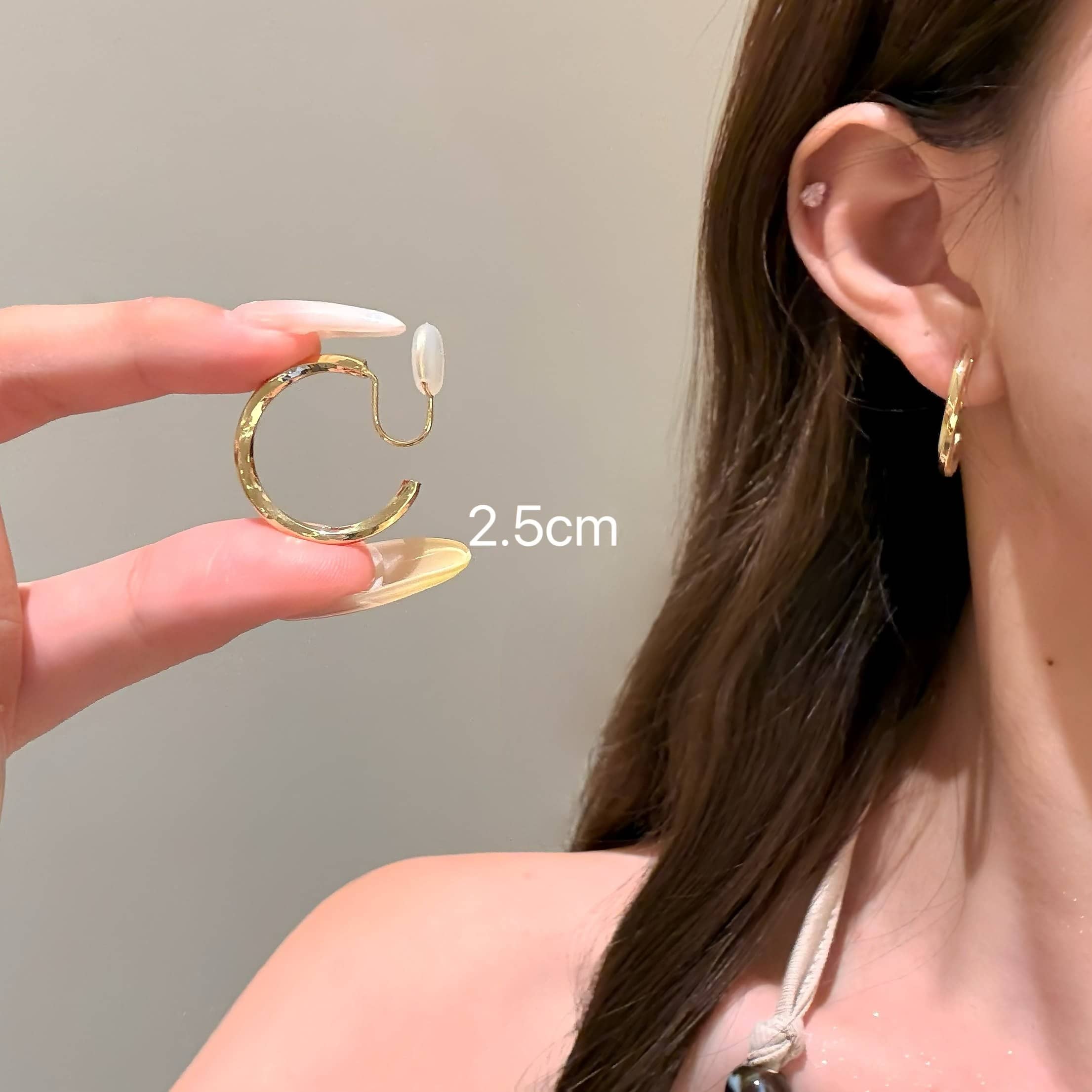 Gold & Silver Ear Cuff Earrings