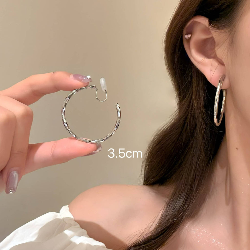 Gold & Silver Ear Cuff Earrings
