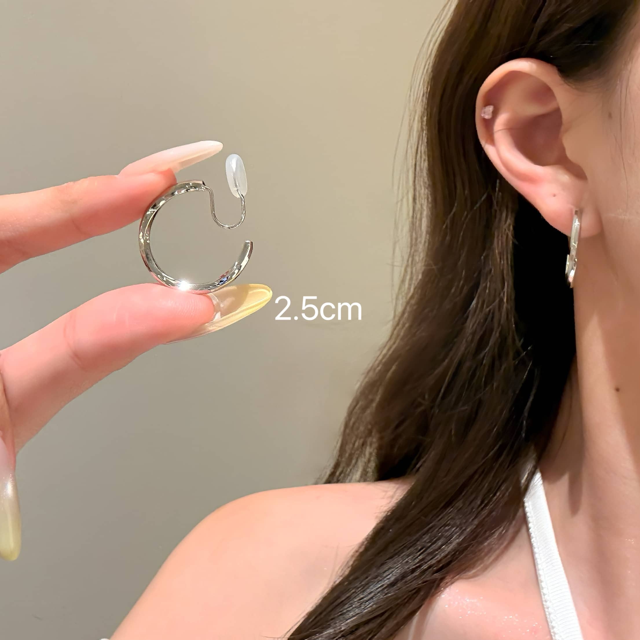 Gold & Silver Ear Cuff Earrings