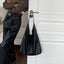 Slouchy Cowhide Shoulder Tote Bag