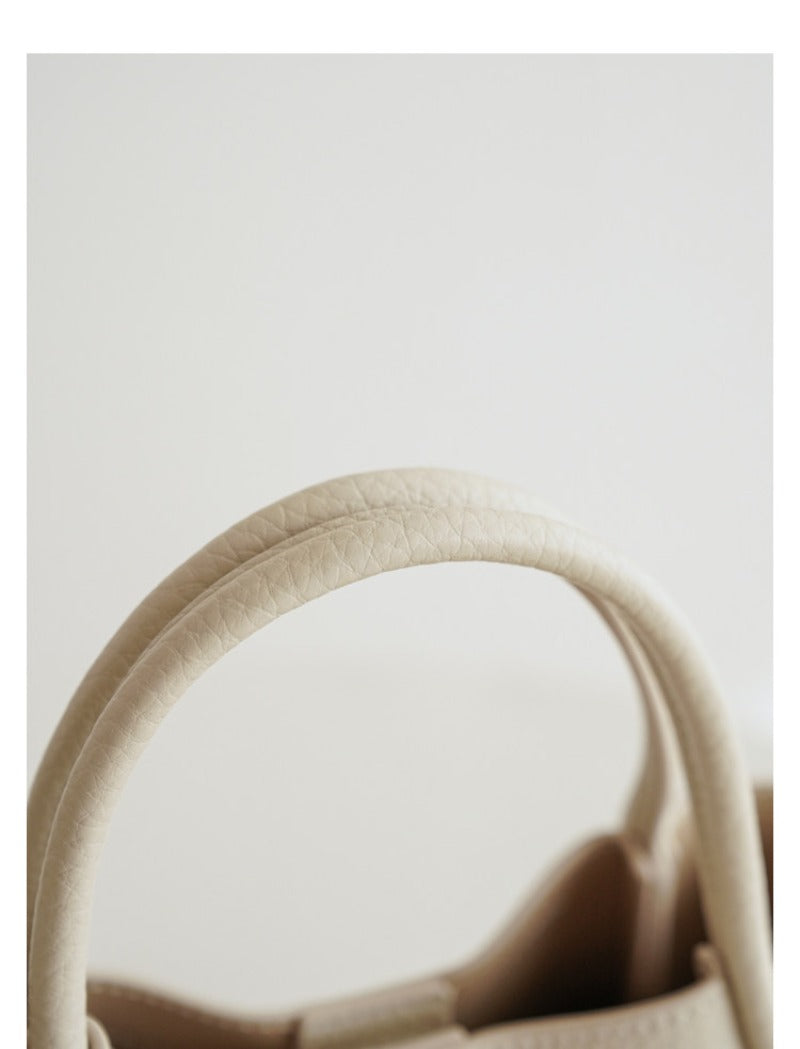 Textured Mini Handbag with Long Strap