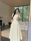 Round Neck Short Sleeve High Waist A-Line Maxi Dress