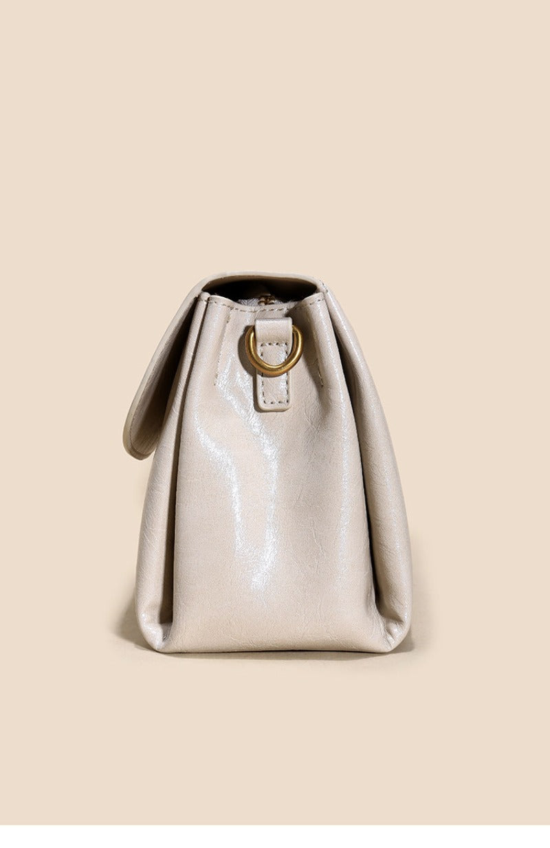 Vintage Split Cowhide Mini Shoulder Bag