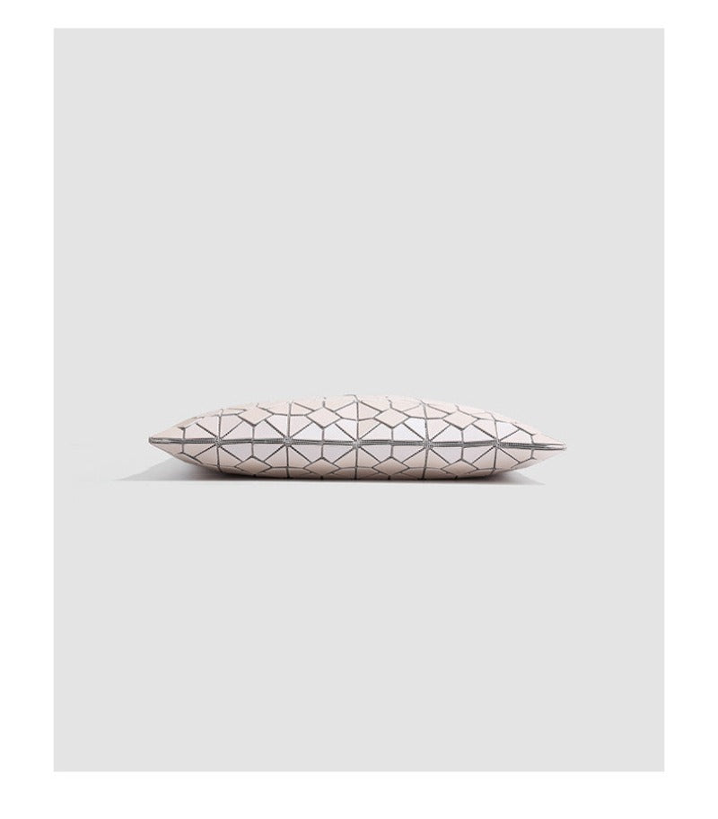 Geometric Pattern Structured Tote Bag for Daily Commuting