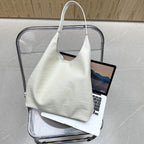 Slouchy Cowhide Shoulder Tote Bag
