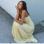 Playful Polka Dot Tie-Back Halter Maxi Dress