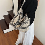 Printed Canvas Tote Bag for Daily Styling