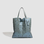 Geometric Pattern Structured Tote Bag for Daily Commuting