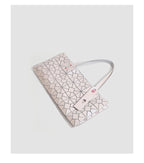 Geometric Pattern Structured Tote Bag for Daily Commuting