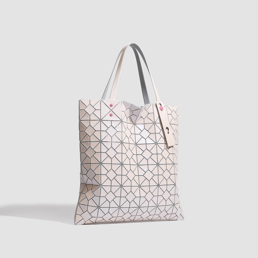 Geometric Pattern Structured Tote Bag for Daily Commuting