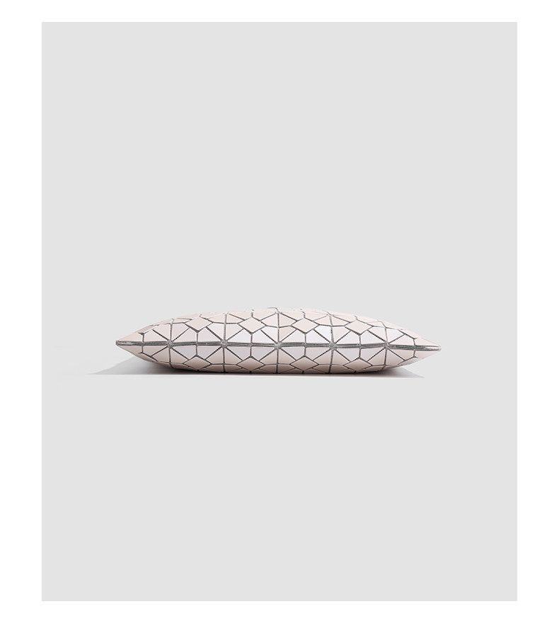 Geometric Pattern Structured Tote Bag for Daily Commuting