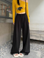 High Waist Stretch Wide Leg Casual Pants - EveningVerse - 11
