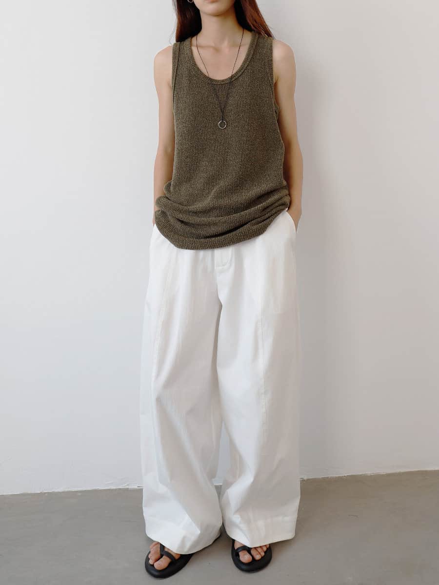 High Waist Tailored Wide Leg Pants Pear Shape Friendly - EveningVerse - 11