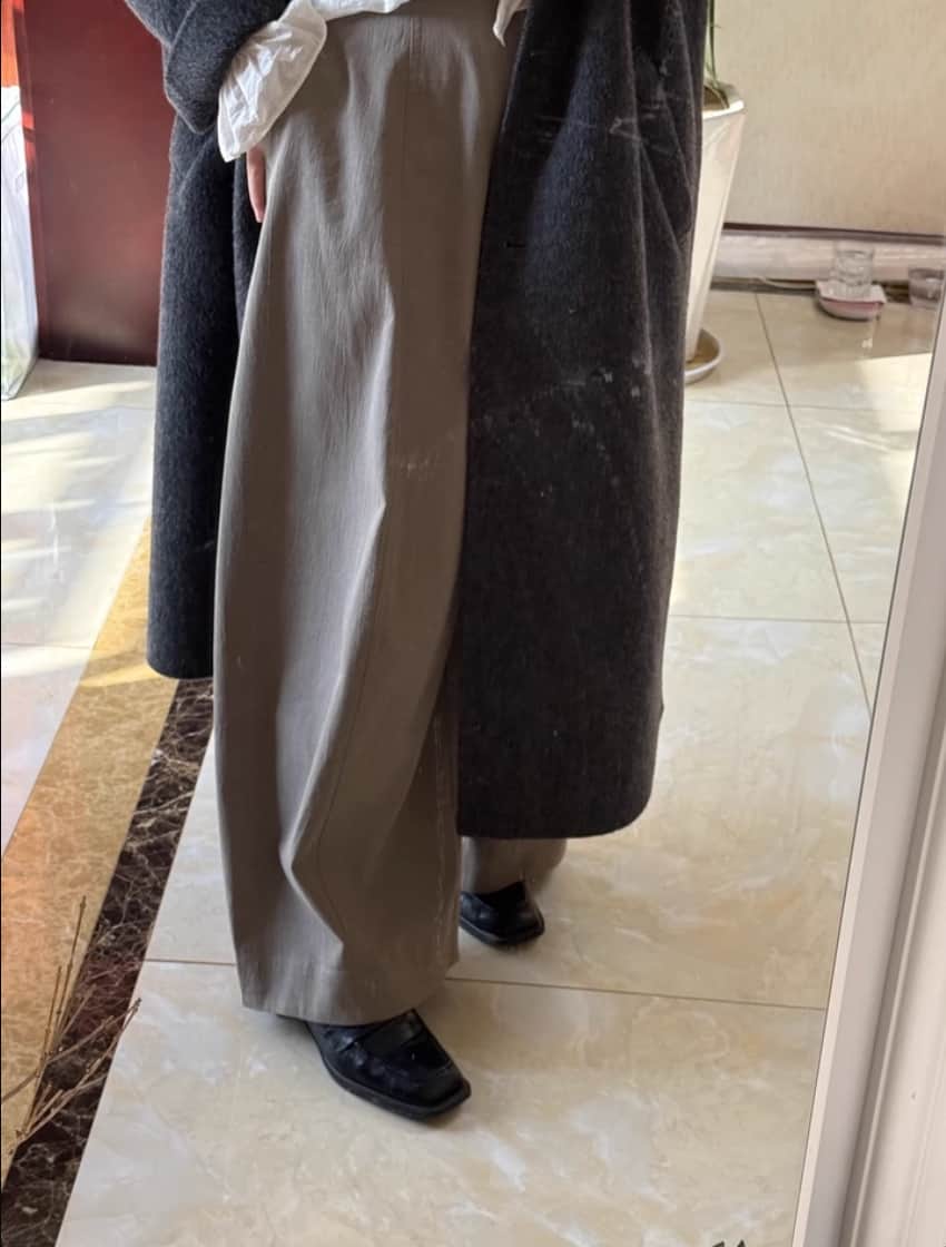 High Waist Tailored Wide Leg Pants Pear Shape Friendly - EveningVerse - 1