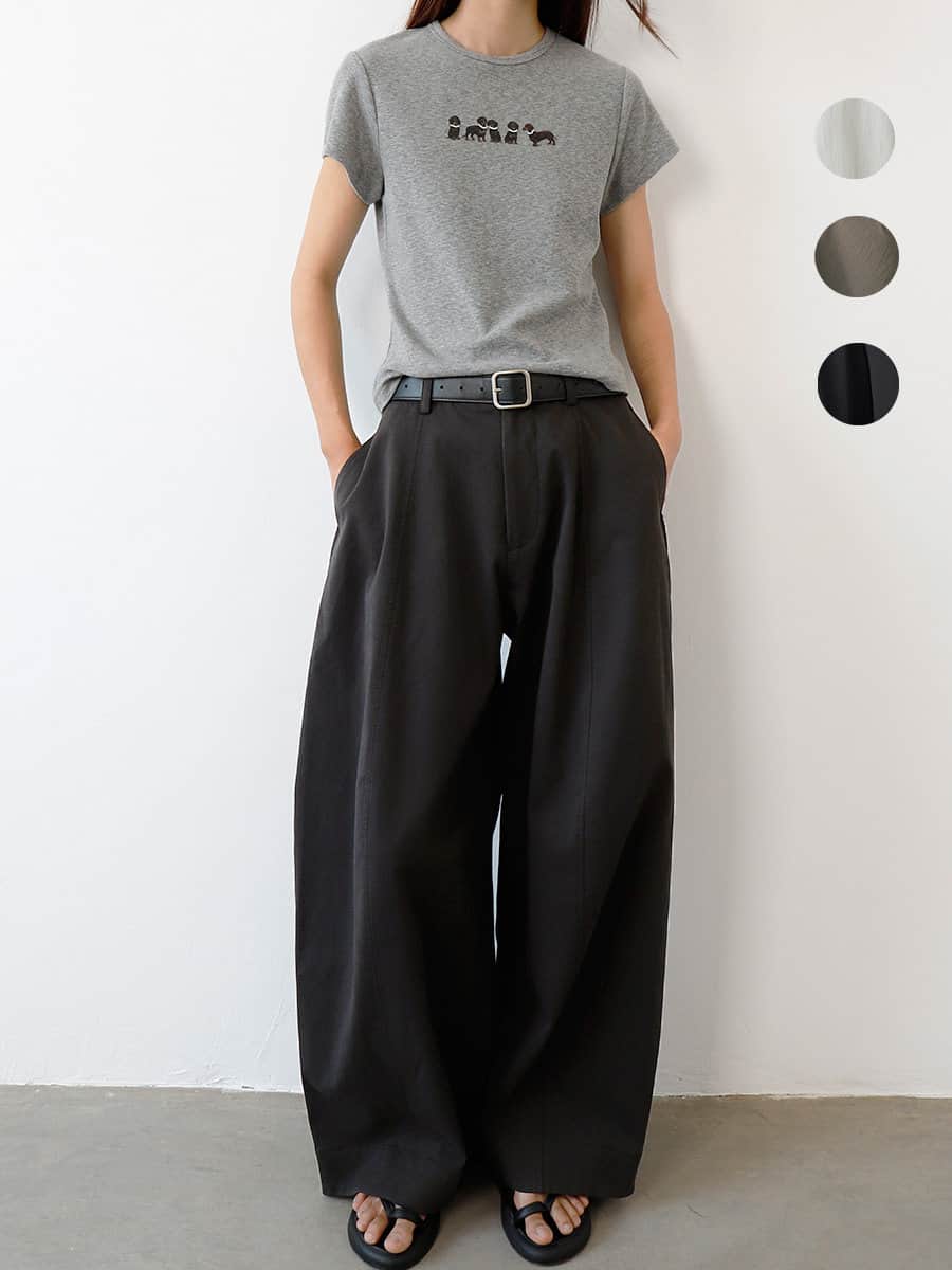 High Waist Tailored Wide Leg Pants Pear Shape Friendly - EveningVerse - 9