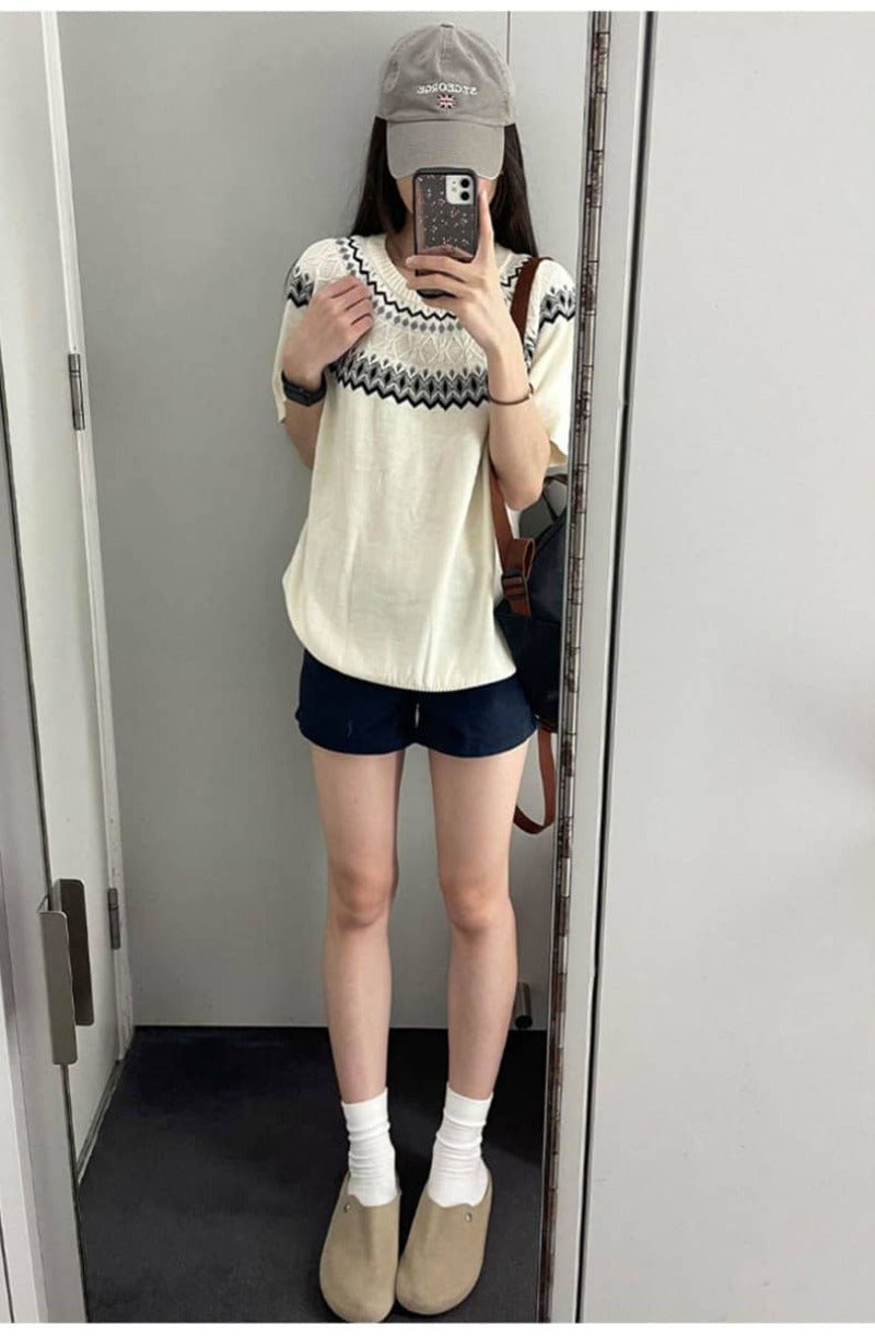 High Waist Wide Waistband Sport Shorts - EveningVerse - 9