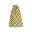 Lemon Yellow & Navy Blue Cotton Plaid Halter Top - EveningVerse11