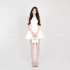 Multi Color Sleeveless Round Neck A - Line Mini Dress - EveningVerse - 11