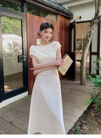 Off Shoulder Midi Wedding Guest Dress - EveningVerse - 7