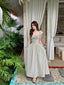 Polka Dot V - Neck Twisted Bust Flutter Sleeve Maxi Dress - EveningVerse - 12