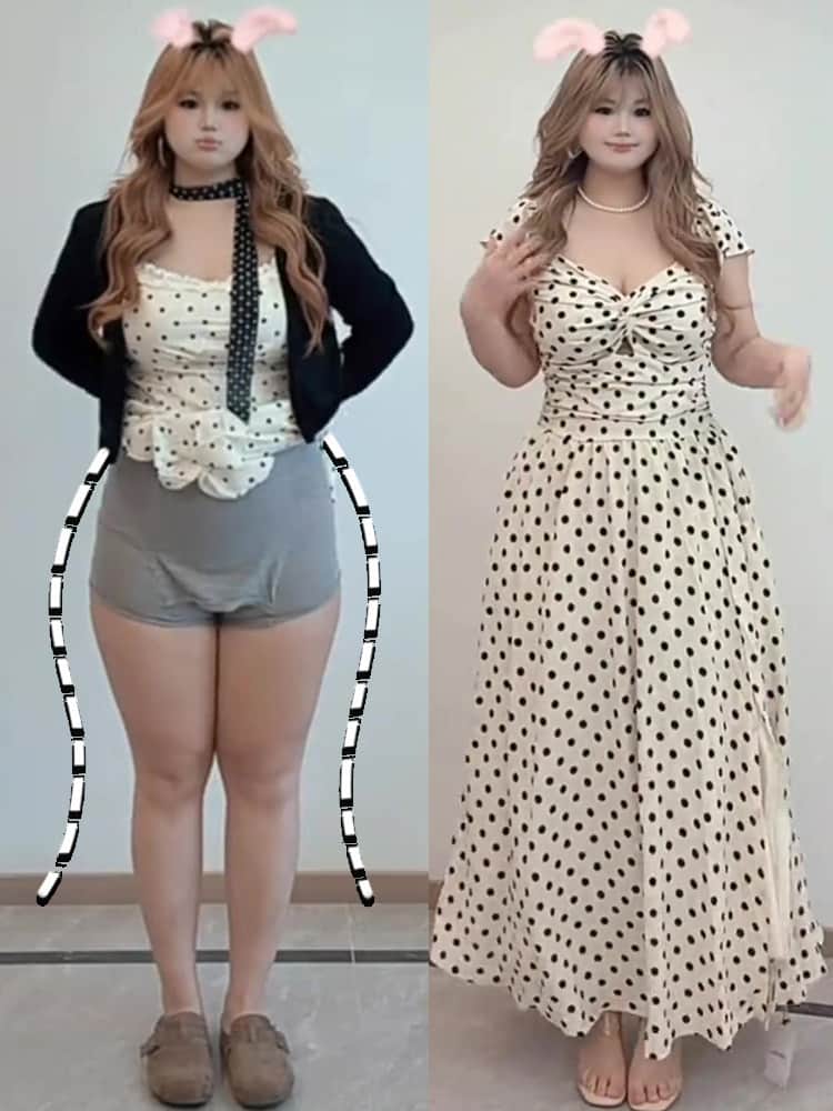 Polka Dot V - Neck Twisted Bust Flutter Sleeve Maxi Dress - EveningVerse - 13