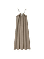 Relaxed V - Neck Spaghetti Strap Maxi Dress - EveningVerse - 9