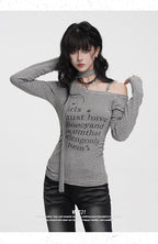 Striped Asymmetric Off - Shoulder Top Long Sleeve Tie Detail - EveningVerse - 8